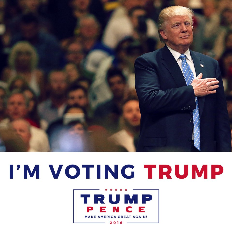 TeamTrump's tweet photo. RT if you're voting #TrumpPence16 on November 8th! ONLY 15 days until we take back the White House! https://t.co/vmaBF3dJt3 🐘🇺🇸 https://t.co/IfgeBFhIcd