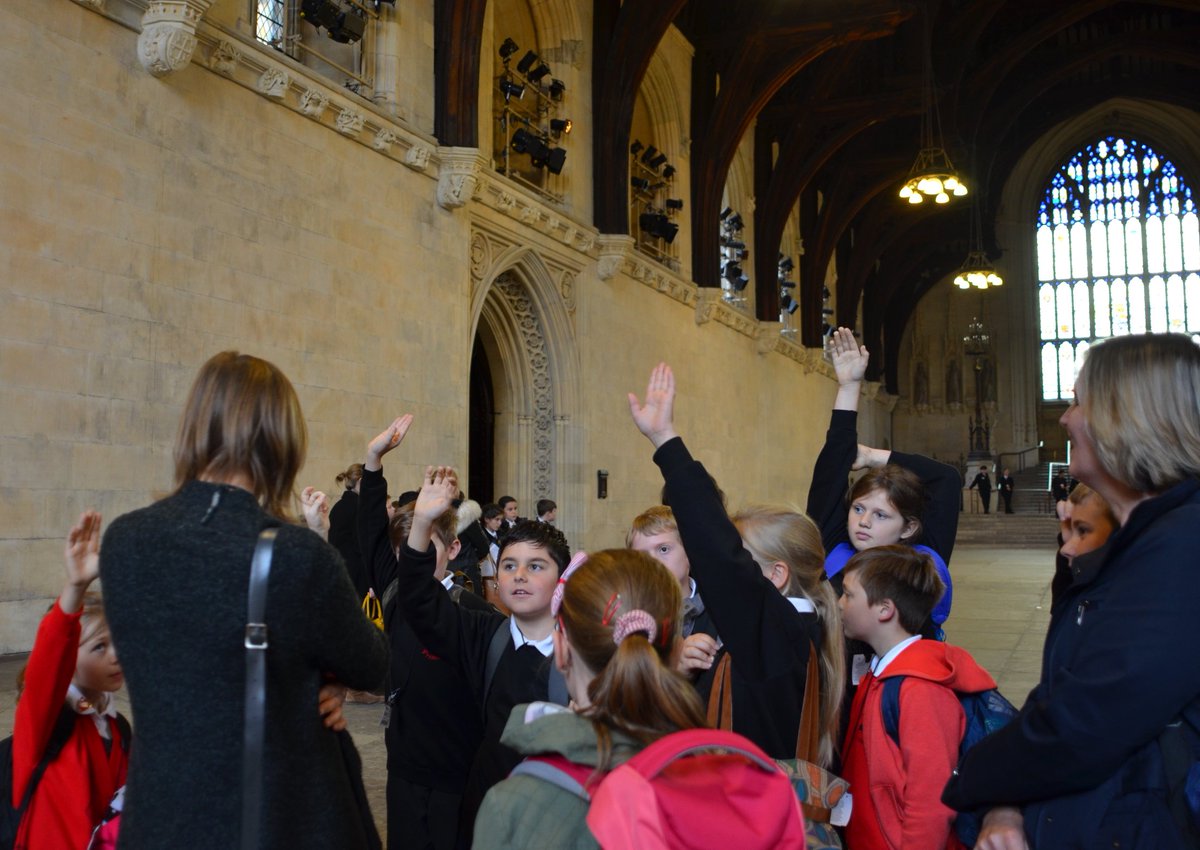 educationgovuk's tweet photo. .@haydonleighpri1 enjoyed a tour of @VisitParliament as part of their @LACA_UK School Food Achievement Award. Congratulations! https://t.co/MfTY9YuapM