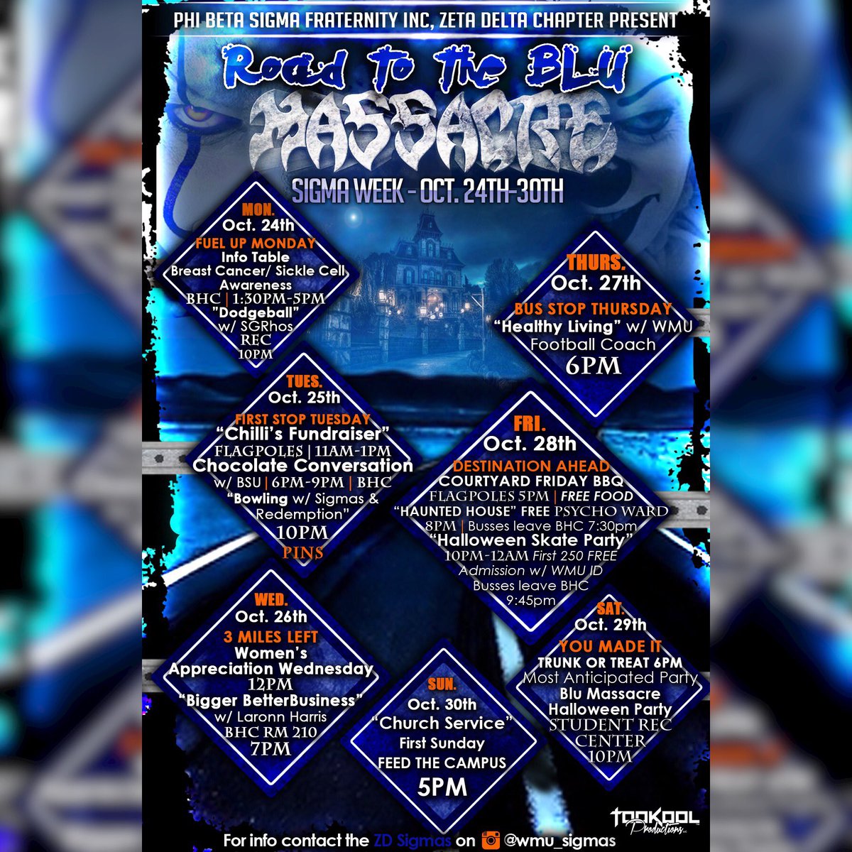 FreshWeirdo's tweet photo. #Sigmaweek2k16 and everything Friday is Free 🔵🔵🔵🔵 https://t.co/FLqOkw8sYS