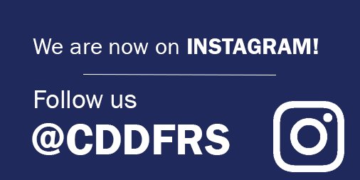 CDDFRS's tweet photo. Did you know that we have an @instagram account? Follow us @CDDFRS https://t.co/xJ4ZOAo5YV https://t.co/F0fsIIqLg2