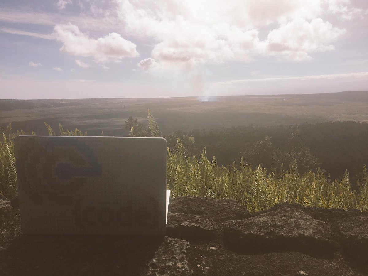 jonasrosland's tweet image. Aloha from Hawaii! No matter where you are, rain or shine, always #codeopen. #WhereDoYouCode?