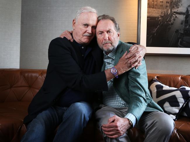 sytnews's tweet photo. TONIGHT #MontyPython legends &amp; founding members #JohnCleese &amp; #EricIdle are @ProsperaPlace!! Tickets @ https://t.co/YT6rMHFF9a #SYT https://t.co/FCL5xat6Gr