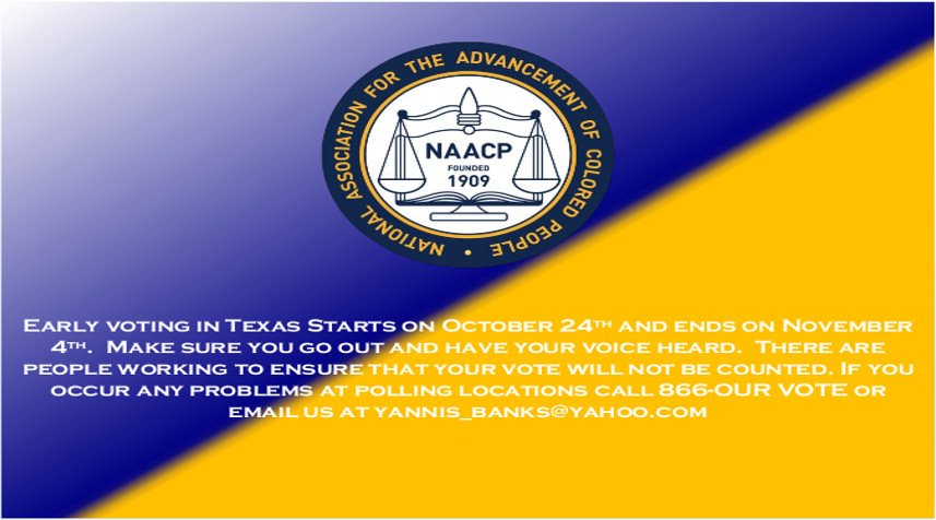 Texas NAACP tweet media