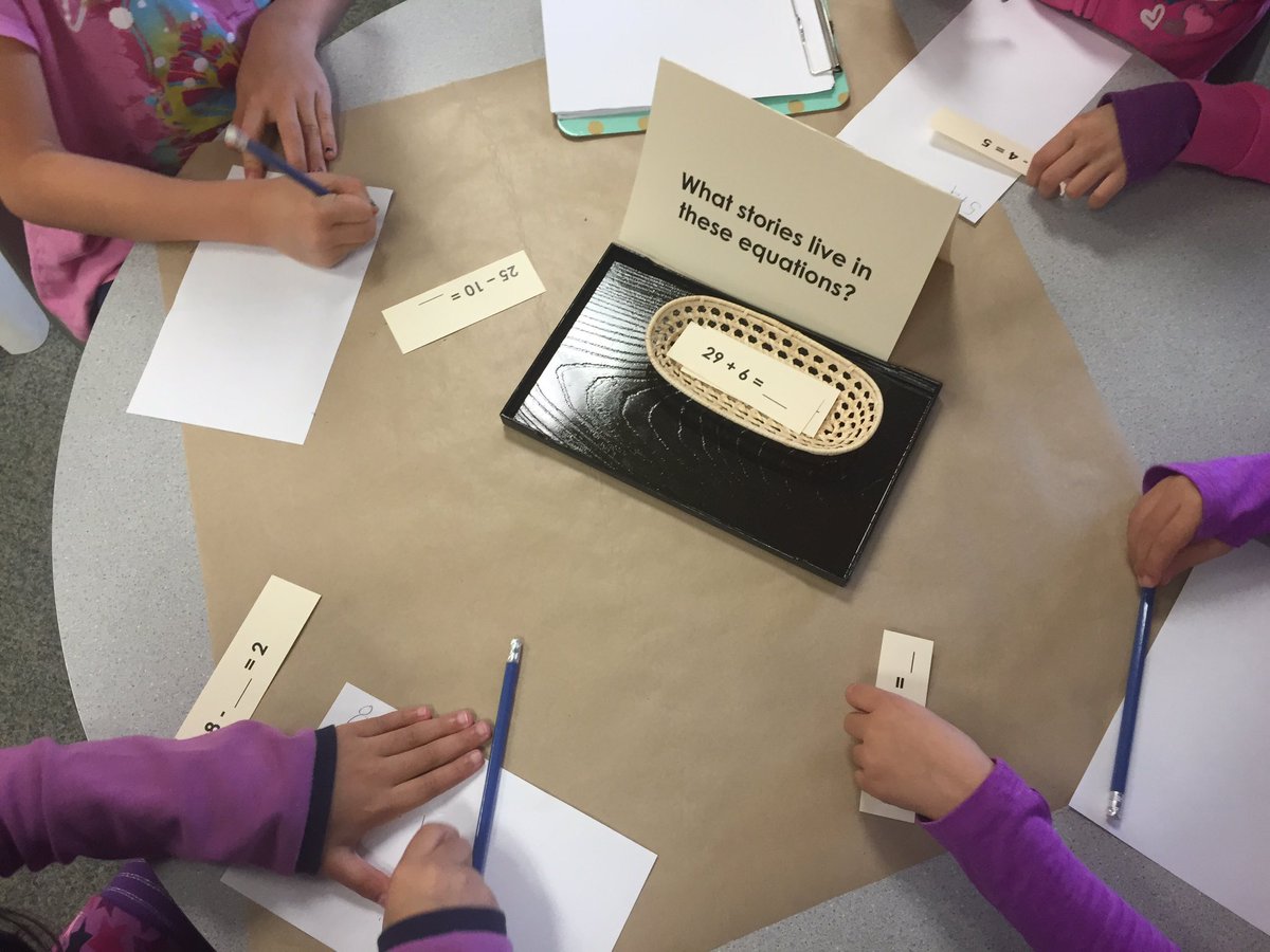 jnovakowski_'s tweet photo. Playing with ideas of addition &amp; subtraction with tools, materials and inquiry ?s with grades 1&amp;2 at @mcneelyelem #sd38learn https://t.co/Cium1S0262