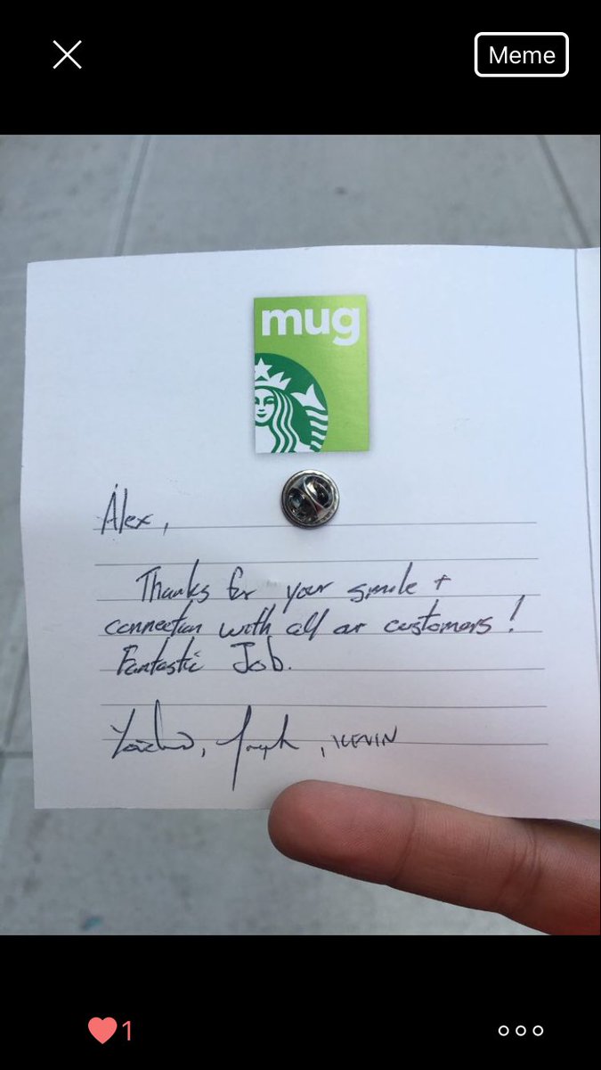 Sbux93rdsecond's tweet photo. When your store holds an event and the managers love your barista customer service #tobeapartner https://t.co/YIv5Sjwp5q