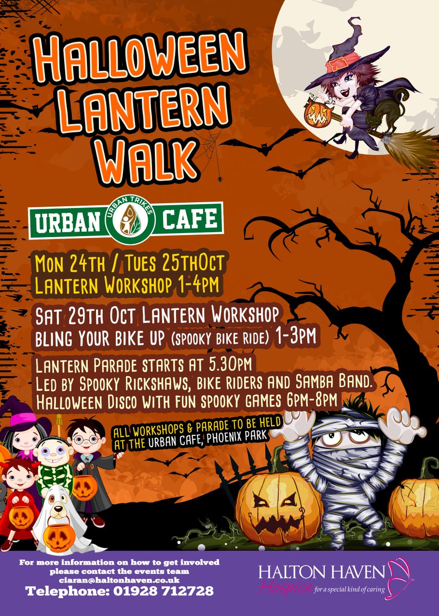 muddy015's tweet photo. Lantern workshops off to a flyer @urbantrikescafe today. On again tomoz at 1pm all money goes to @haltonhaven please support https://t.co/a3muMlQPnm