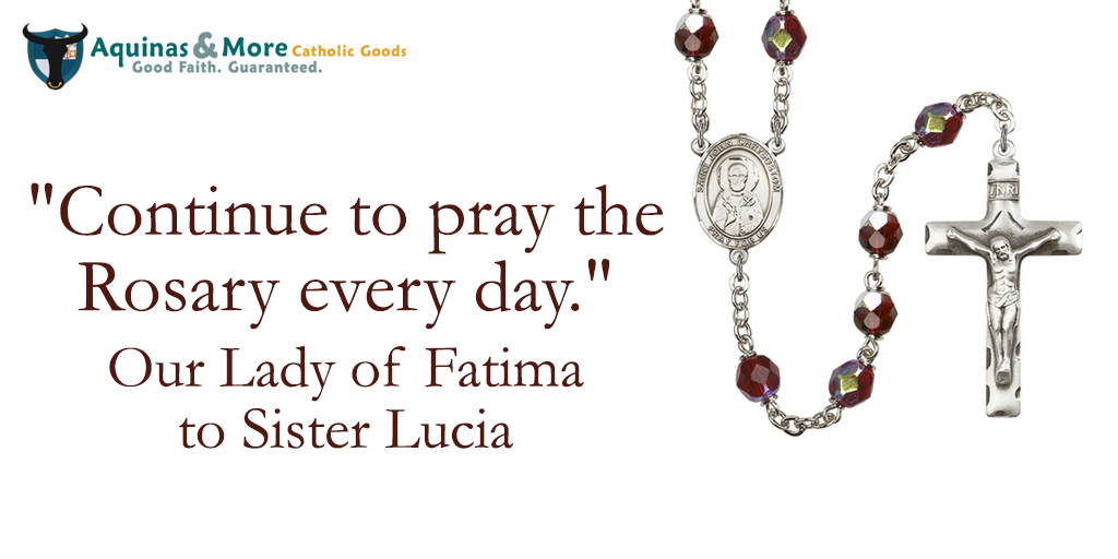 aquinasnmore's tweet photo. #rosarymonth #OctoberRosary #rosaries #chaplets #SALE #Catholic #giftideas https://t.co/vpsmysc5C7 https://t.co/7FgEMRSbvd