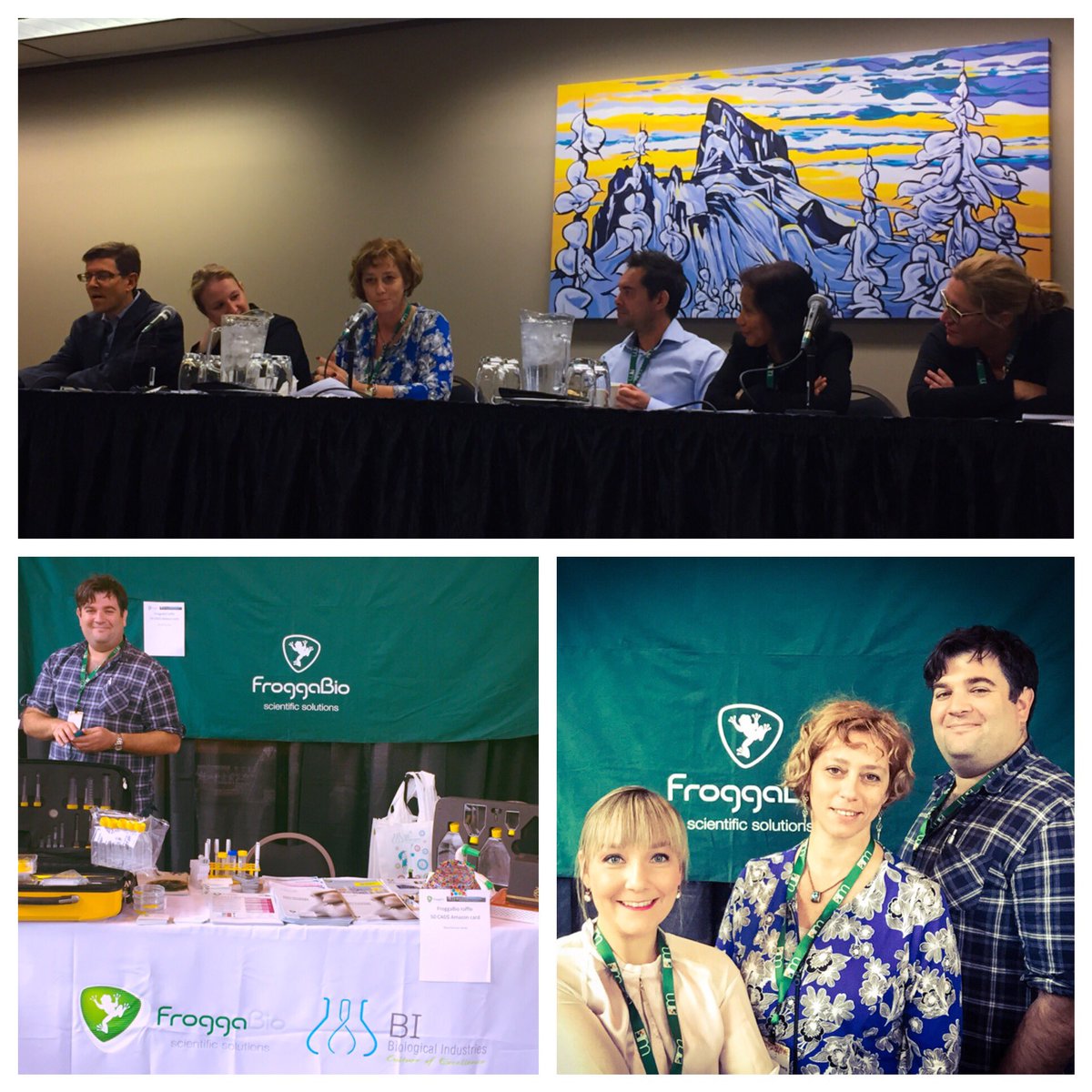 AshleyFroggaBio's tweet photo. Dr Shlomit Kenigsberg the Director of Scientific Affairs for FroggaBio is on the Expert Panel 🤓💪#TMM2016 #FroggaBio#BI#stemcellnetwork https://t.co/79hYgy13Yf