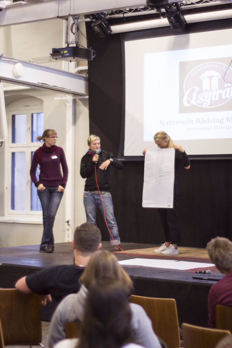 Mer info om kampanjens utveckling kommer när nationell samordningsgrupp sammanfattat det som beslutades på Nationellt rådslag #förasylrätt