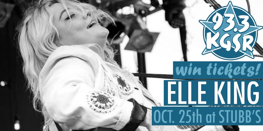 Retweet for a chance to win a pair of #ElleKing tix! We'll pick 5 winners by 4:45p today. Because an Elle King show is ALWAYS a good show.