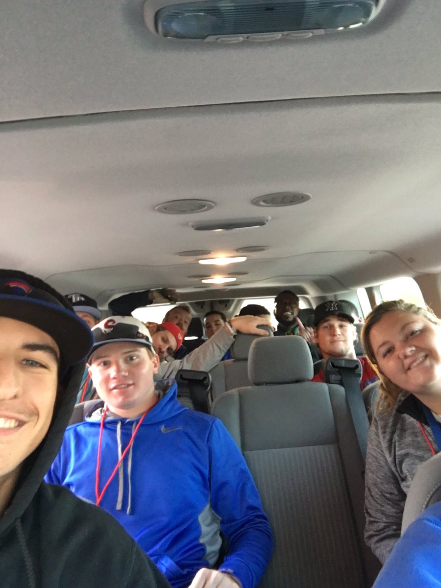 BethanySwedes's tweet photo. Nothing like a van selfie to kick off a week of service! #SwedesService #RedCross #HurricaneMatthew https://t.co/i38PjeZXQ1