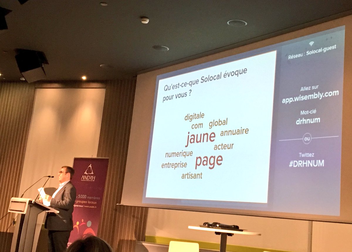 JulieDaudignon's tweet photo. #DRHNUM Qu'évoque @SoLocalGroup pour vous ? Vote sur #wisembly https://t.co/pLPe0UMK3Q