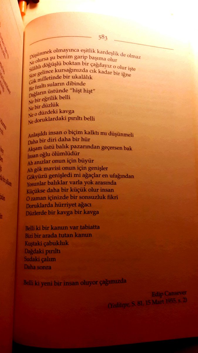 Düzdeki Kavga / Edip Cansever