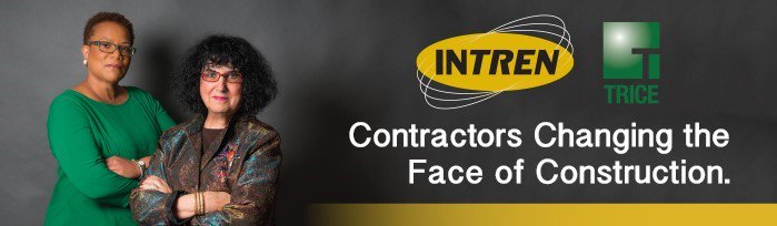 TriceConstruct's tweet photo. Stephanie Hickman, President &amp; CEO of Trice Construction and INTREN CEO, Loretta Rosenmayer celebrate their collaboration! https://t.co/48mLNgirfP