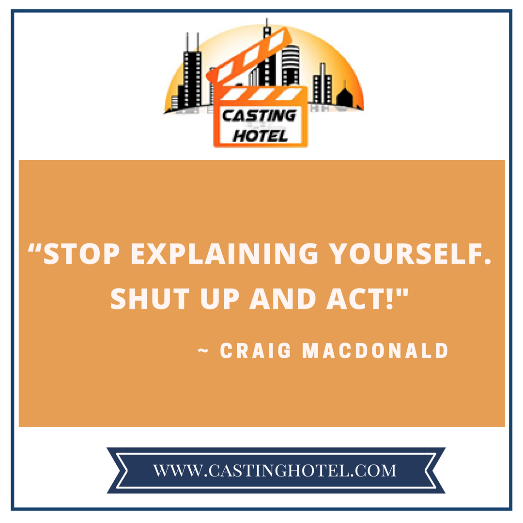 CastingHotel's tweet photo. Don't explain yourself, act now, without delay. #quotes #ActingTips #CastingAudition #CastingHotel #CastingAgency https://t.co/aVl8V1zpgL