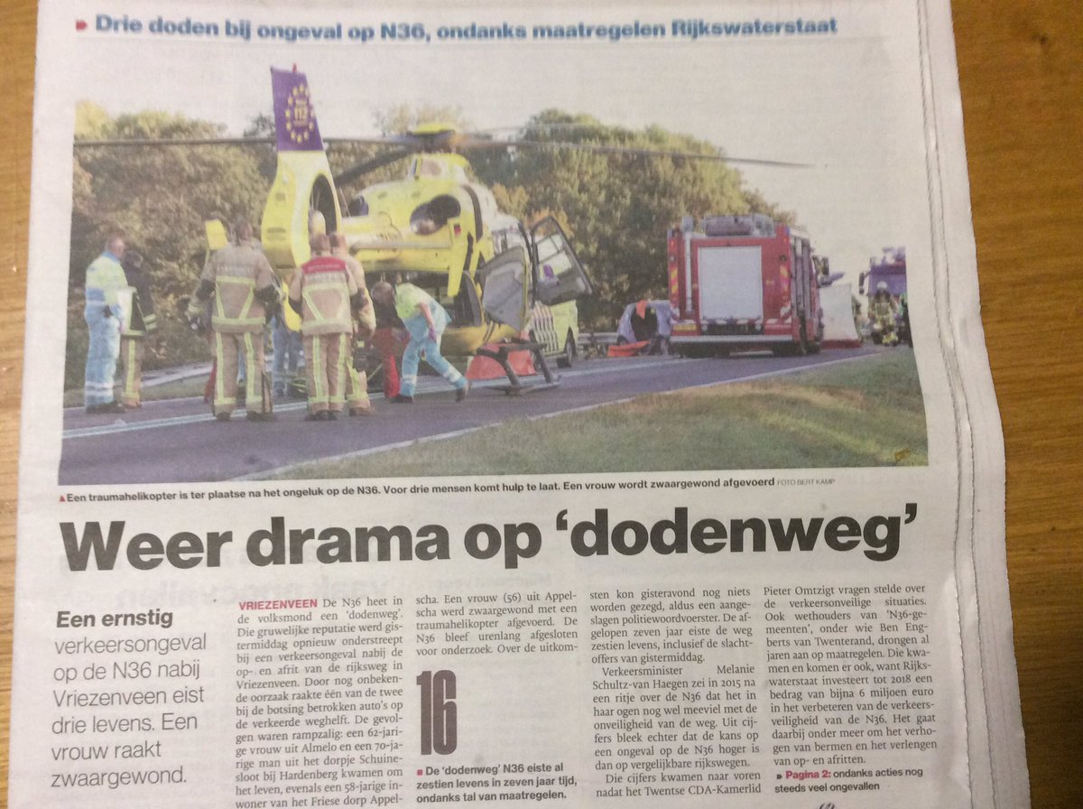 #Hoelang nog ? @MelanieSvH <a href="/MinPres/">Rob Jetten</a> <a href="/Rijkswaterstaat/">Rijkswaterstaat</a> <a href="/ProvOverijssel/">Provincie Overijssel</a> <a href="/gemtwenterand/">Gemeente  Twenterand</a> #met middengeleiding hadden deze mensen nog kunnen leven