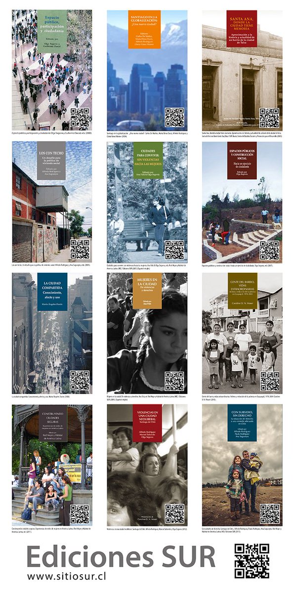 Habitat3Alterna's tweet photo. Descargarte GRATIS libros sobre Estudios Urbanos de la Corporación de Estudios Sociales y Educación SUR en: https://t.co/GOAkrk3euu https://t.co/NxrGvl4J1S