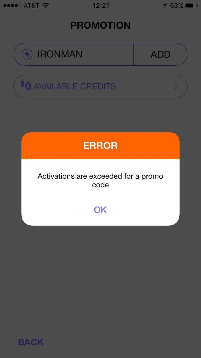 sebjwagner's tweet photo. @fasten Very disappointed! This isn't working! I'll switch to #rideaustin! Their promotions always work for everyone! https://t.co/KmS1zLkZfF