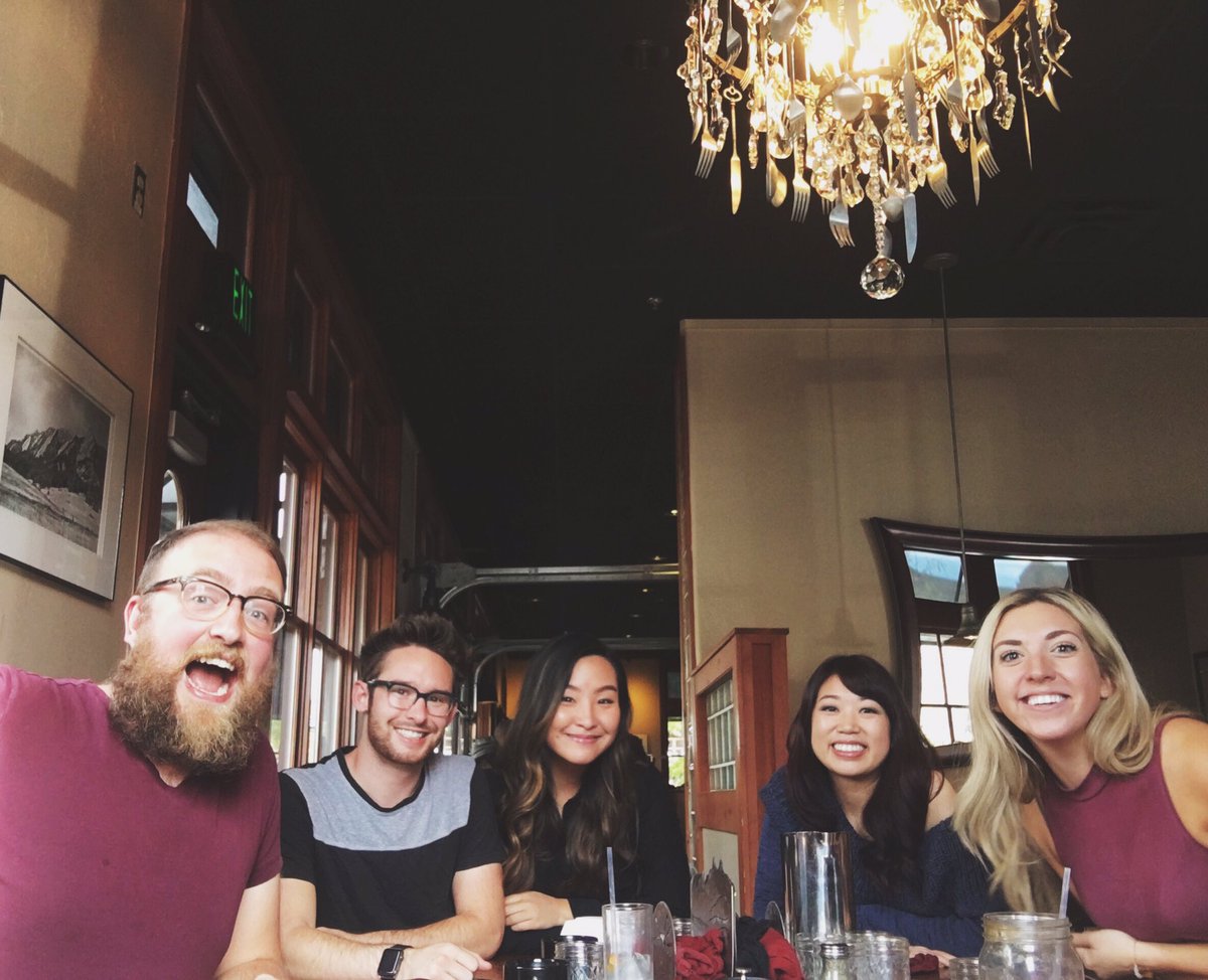 SarahKimCU's tweet photo. When class gets canceled, you go have brunch at the @buffrestaurant! Great way to start a Monday. #creativetech #design #gradschool https://t.co/kRKg66GWm0
