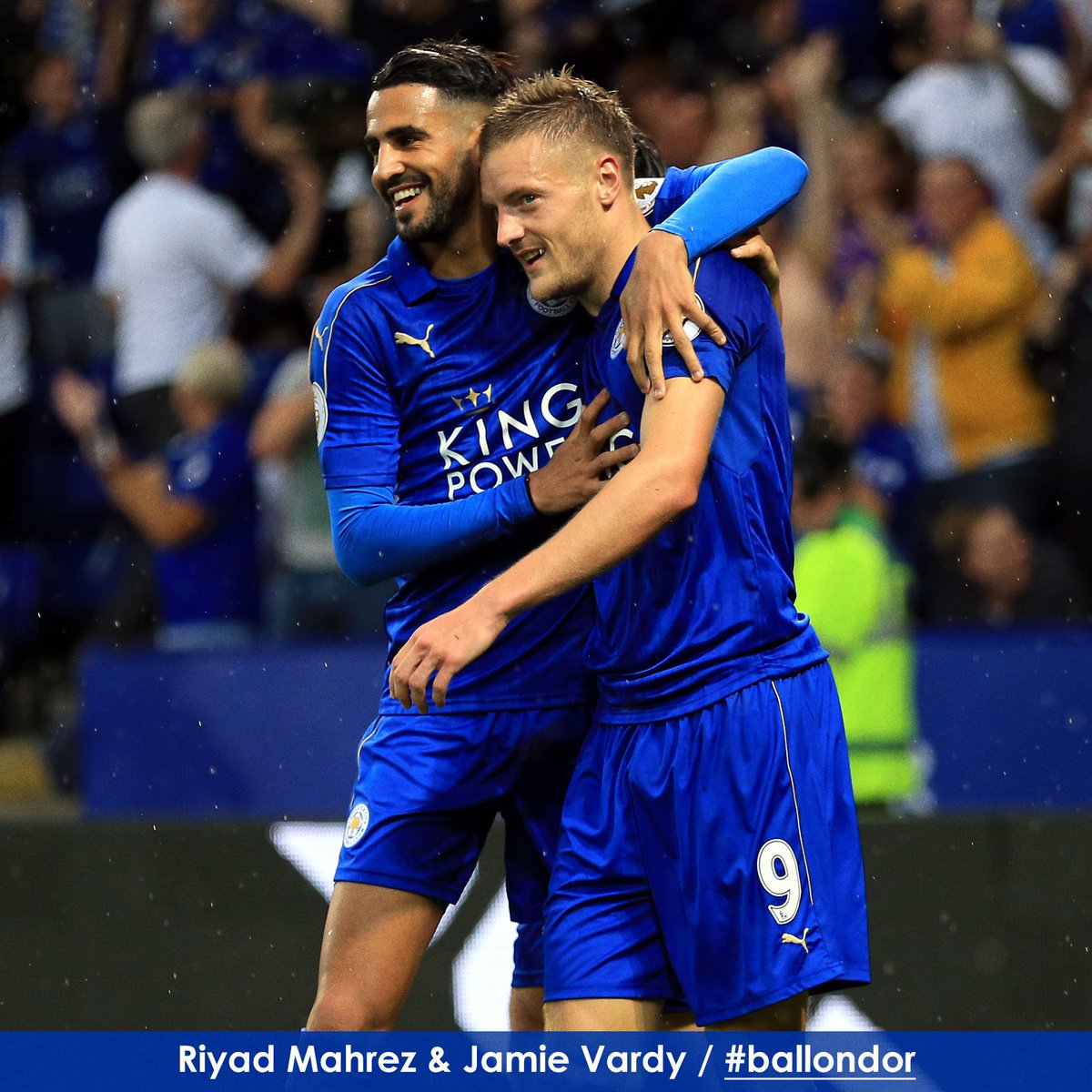 2016 Ballon D'Or shortlist: 

<a href="/vardy7/">Jamie Vardy</a> ✅
<a href="/Mahrez22/">Riyad Mahrez</a> ✅

More here: leic.it/2f0IdJN #ballondor