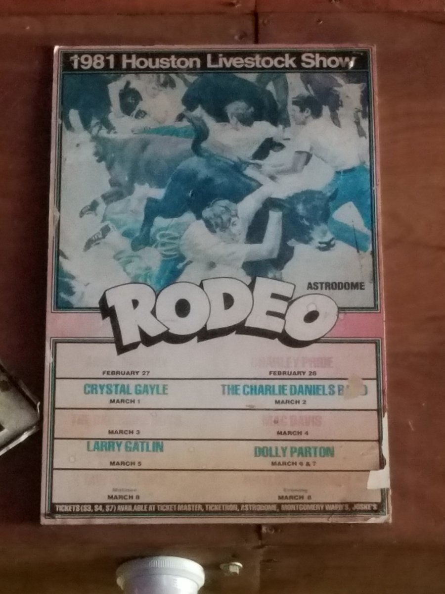 CAMCustomCase's tweet image. Eating lunch at Millers Cafe in Houston and found this... can we get this line up again for HLSR! @CharlieDaniels @DollyParton.