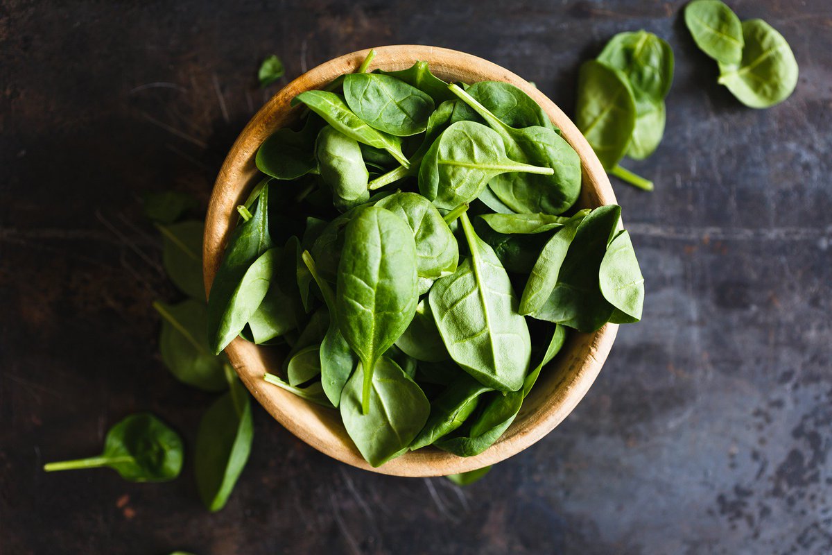 Enjoy fresh spinach in salads and freeze extra spinach for easy additions to pasta, smoothies or soup.