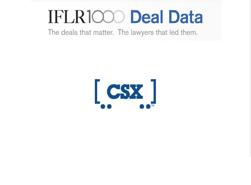 IFLR1000's tweet photo. ๐บ๐ธCSX $2.2 billion #notesissue #davispolk @ShearmanLaw advise https://t.co/v1etcAUUBN https://t.co/eag1fu5l4Y