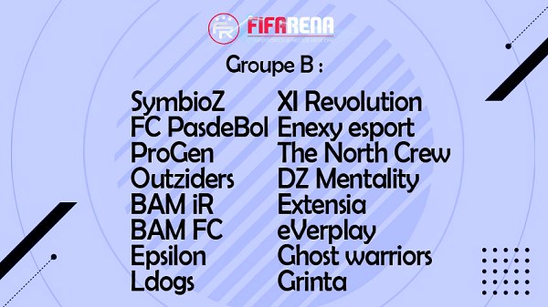 Team_Symbioz's tweet image. Le Groupe de la @Team_Symbioz pour la championnat @FIFARENA_COM