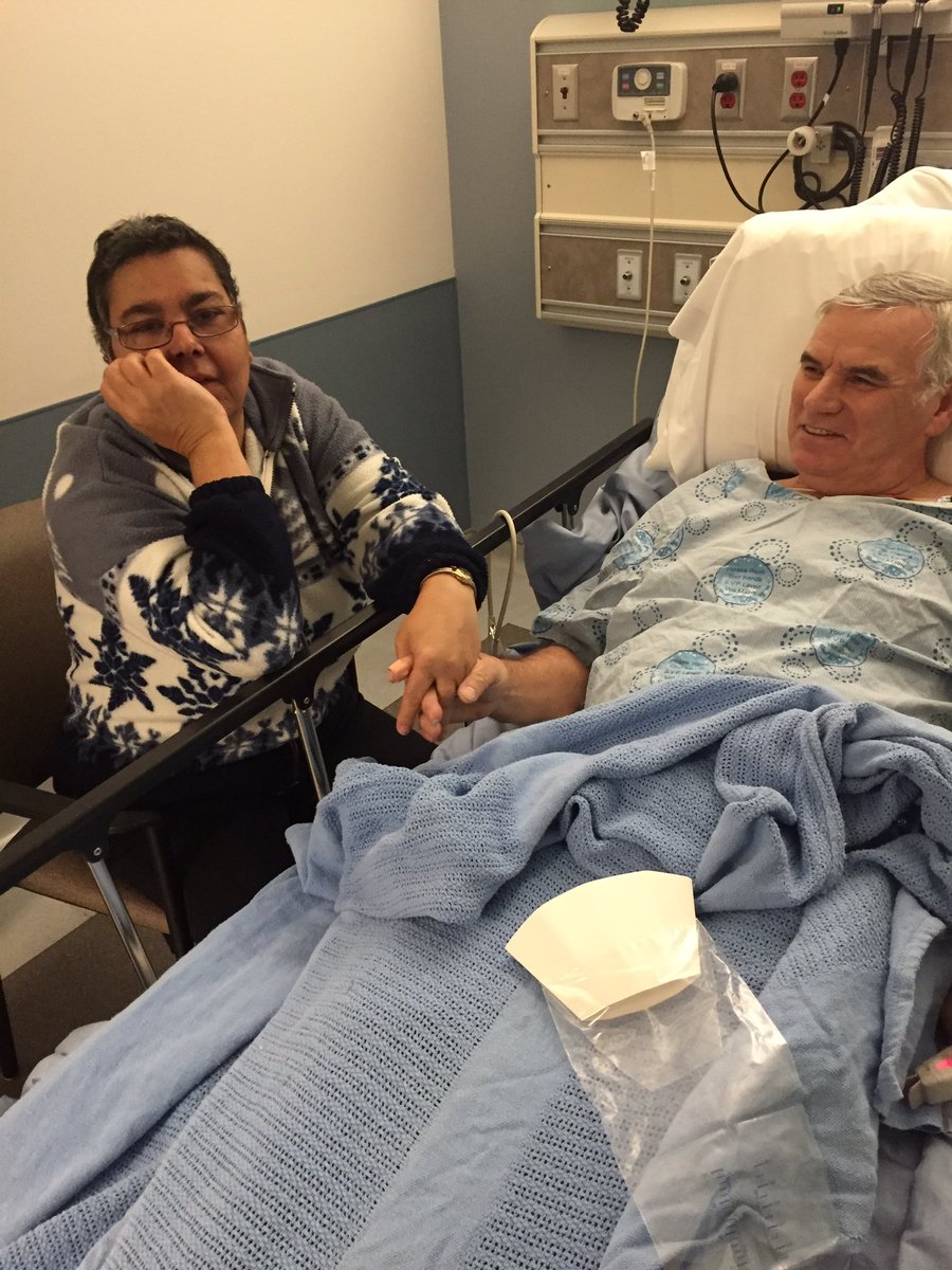 tonystarkradio's tweet photo. Even an emergency hospital visit can't keep my #Dad down #StarkStrong https://t.co/oa1UByrM8U