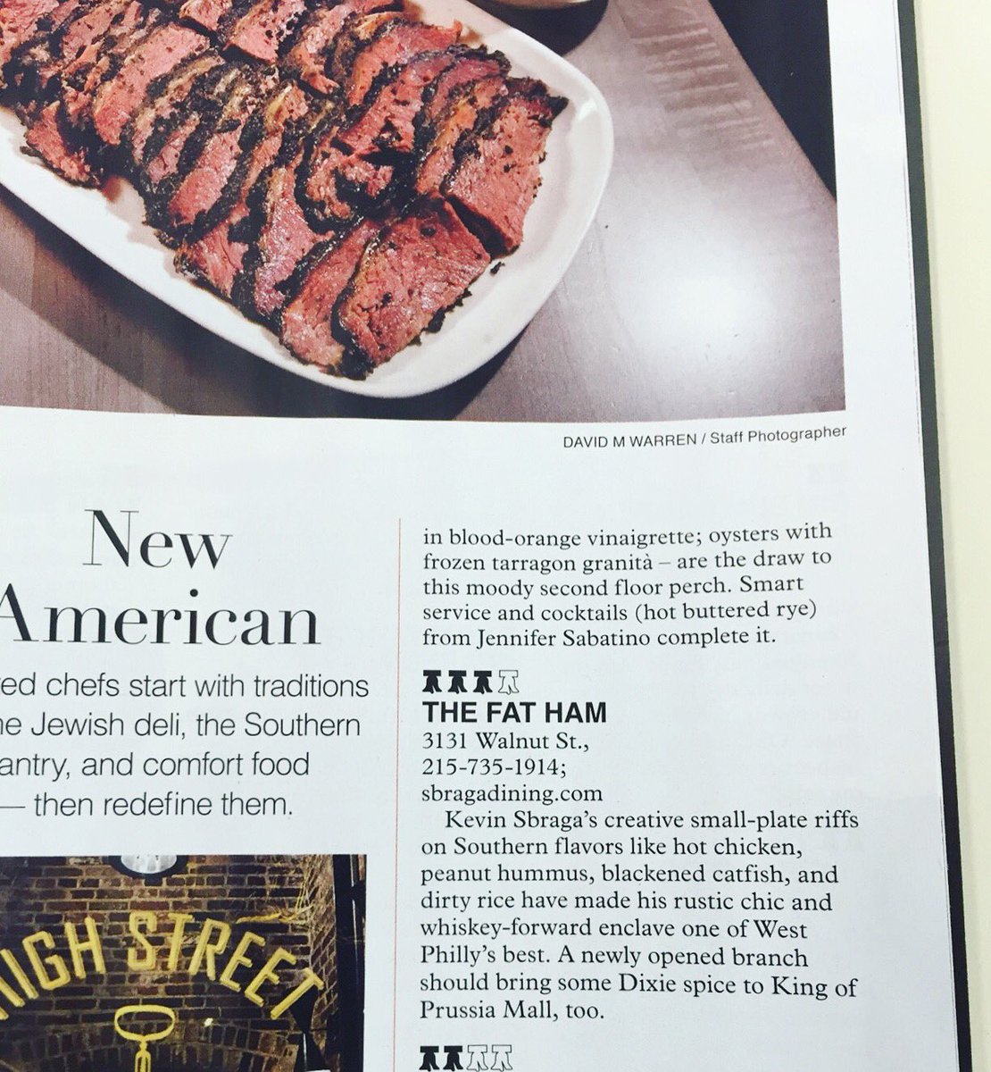 We're so proud to be featured in <a href="/CraigLaBan/">Craig LaBan</a>'s #UltimateDiningGuide in today's issue of <a href="/PhillyInquirer/">The Philadelphia Inquirer</a>, our pigs could fly!