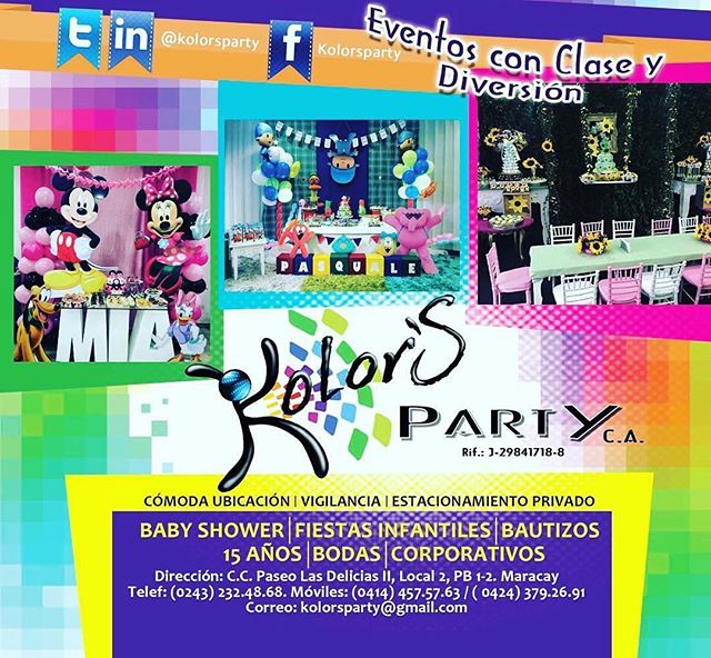 PanamaExtrema's tweet photo. #Bodas #Quinceaños #Cumpleaños #Bautizos #Babyshower #Eventos #Corporativos y más en @kolorsparty un espacio para… https://t.co/BfvFQzVNVe https://t.co/T0zG0td3cG