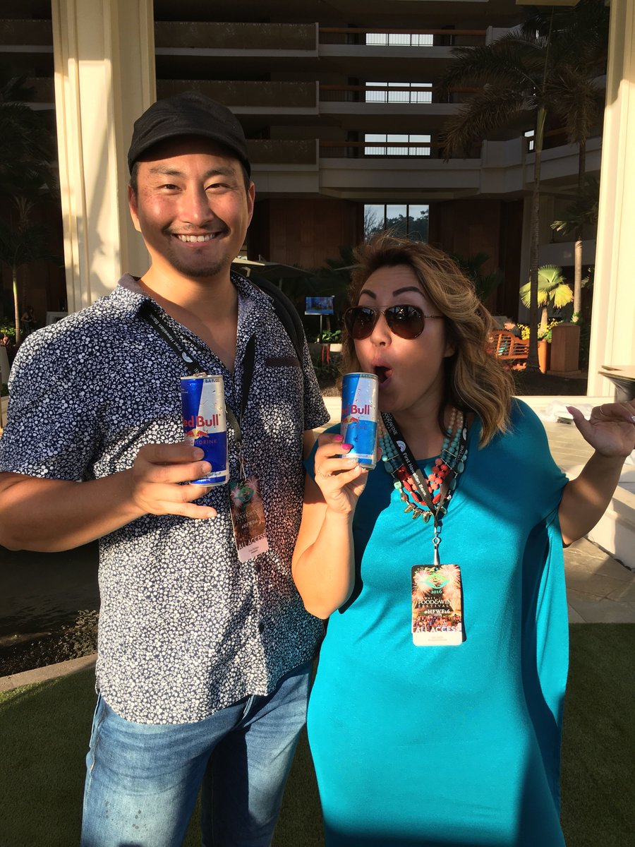 When <a href="/redbull/">Red Bull</a> fuels us #HFWF16 <a href="/HIFoodWineFest/">HIFoodWineFest</a>