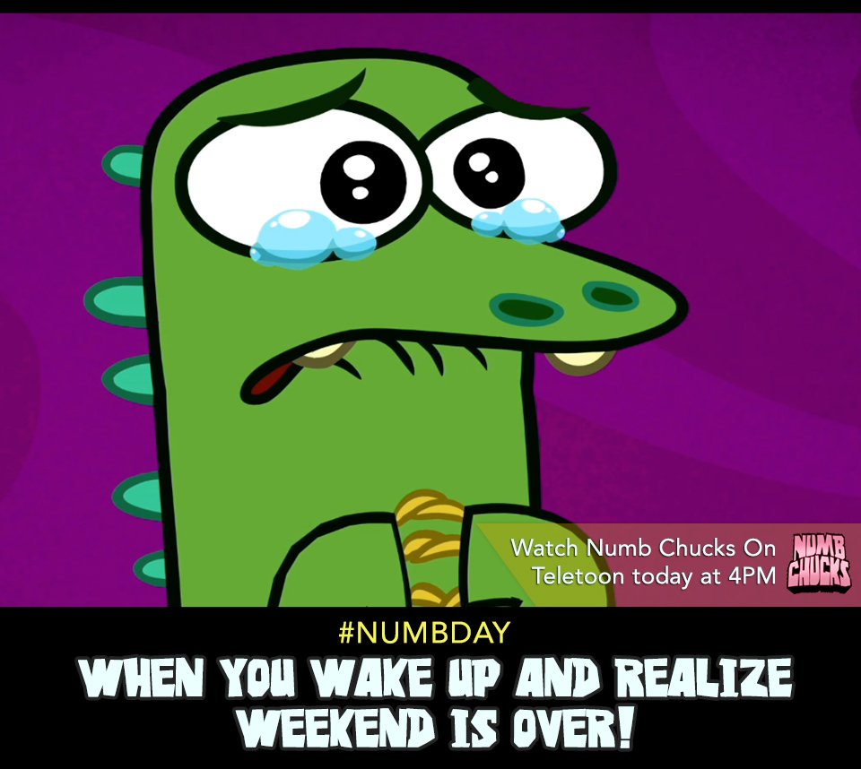 _NumbChucks's tweet photo. When you wake up and realize WEEKENDS OVER! Must be Monday! #Numbday #Monday https://t.co/MYSHwNIv0x