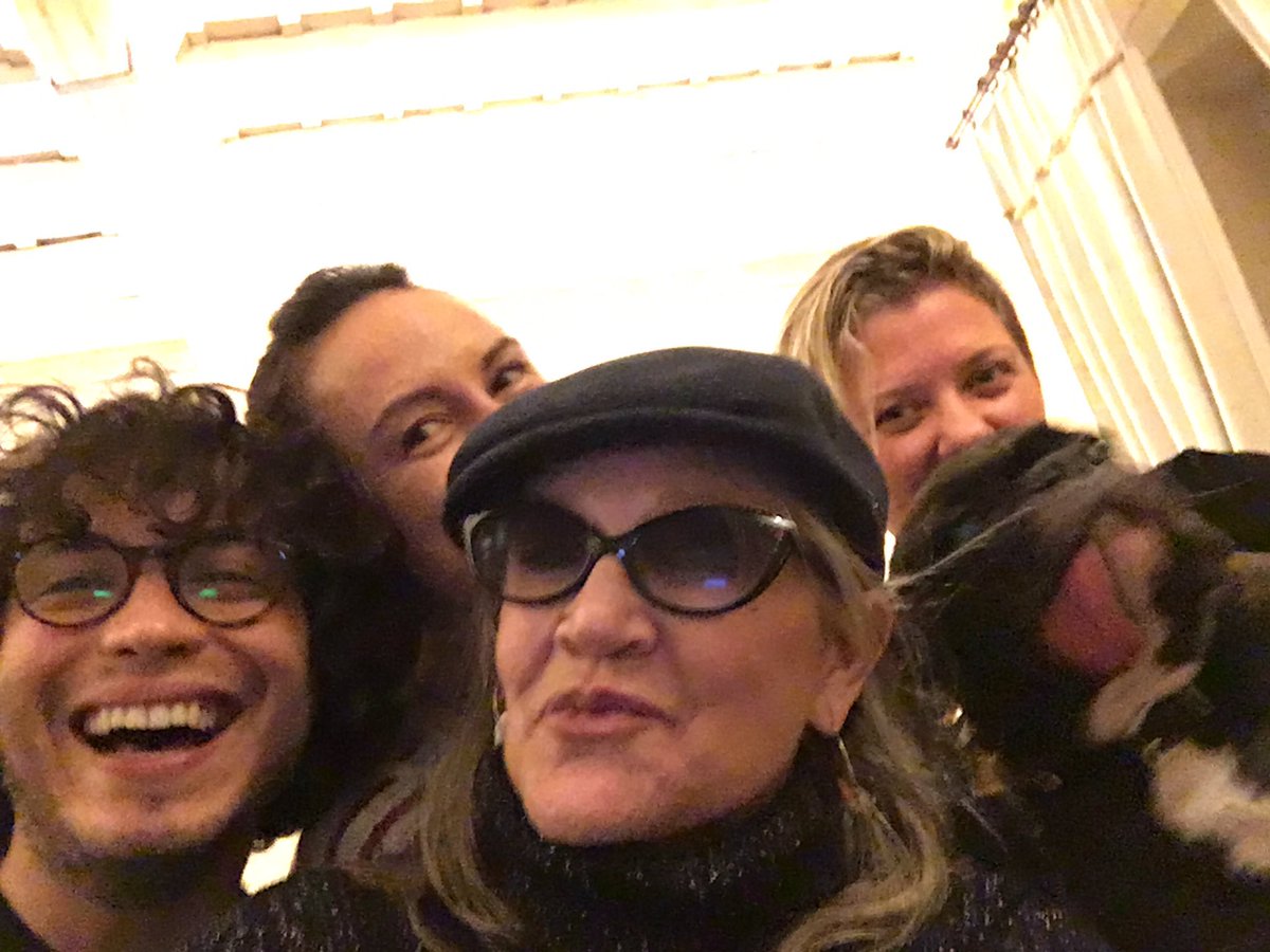 carrieffisher's tweet photo. We prepare for police..... https://t.co/NzP8xQykws