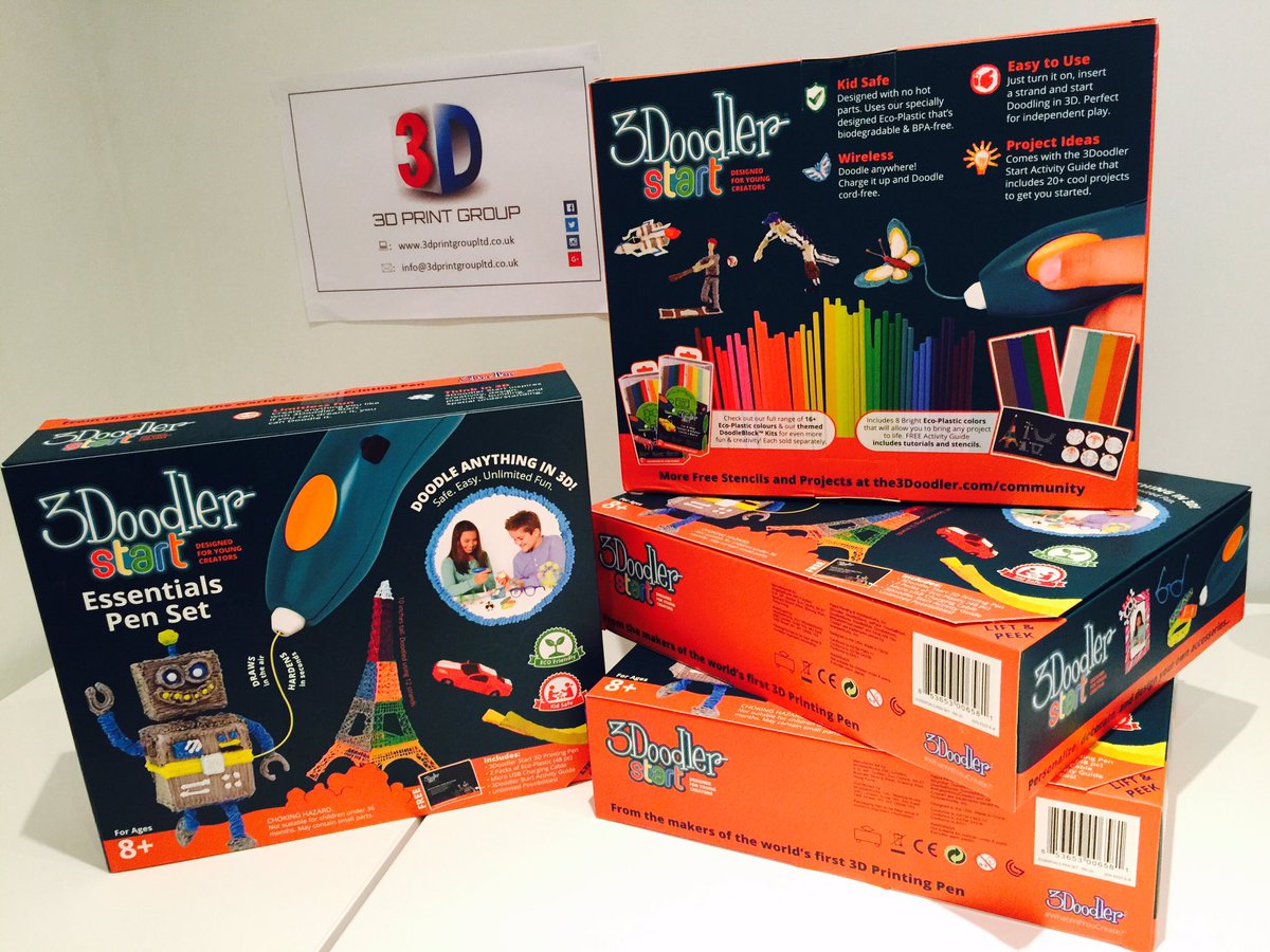 #3Doodler Start pen IN STOCK NOW + FREE DELIVERY!

Perfect gift for Christmas #3dpens #Christmas2016 #art 

3dprintgroupltd.co.uk/shop/