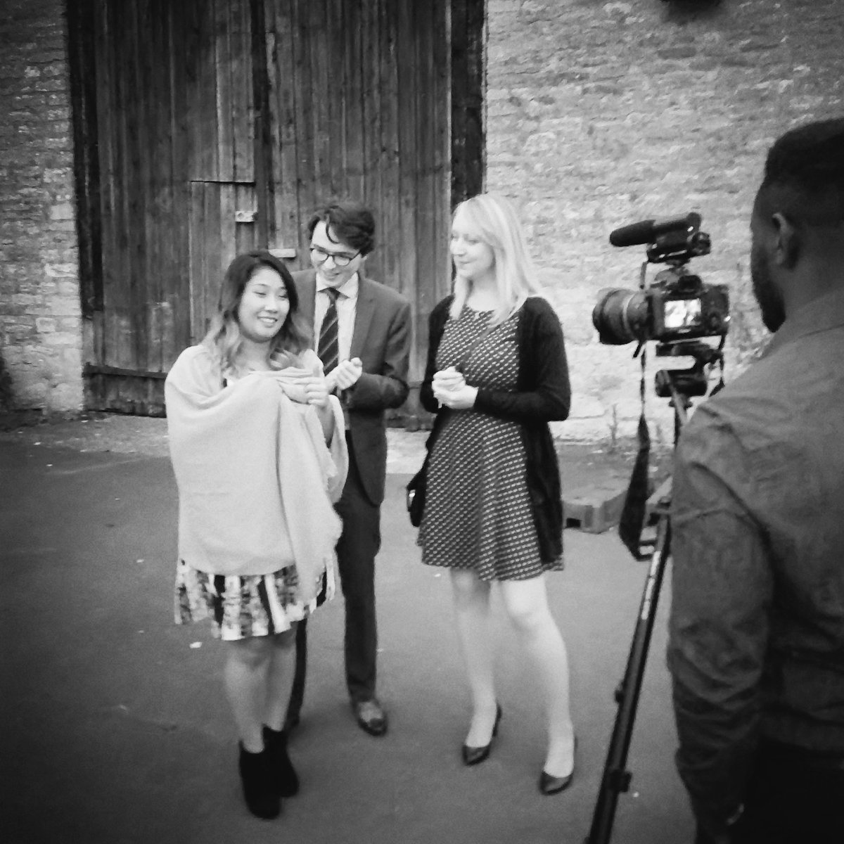 Filming Enuma and Henry wedding at the discovery centre Milton Keynes