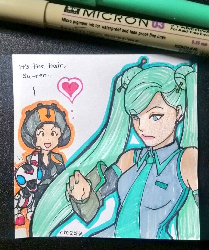 ArtByCelyne's tweet photo. Zuki suggests a costume for Su-Ren. @AtlasReactor #workadoodle https://t.co/pU2Sp7sBoA
