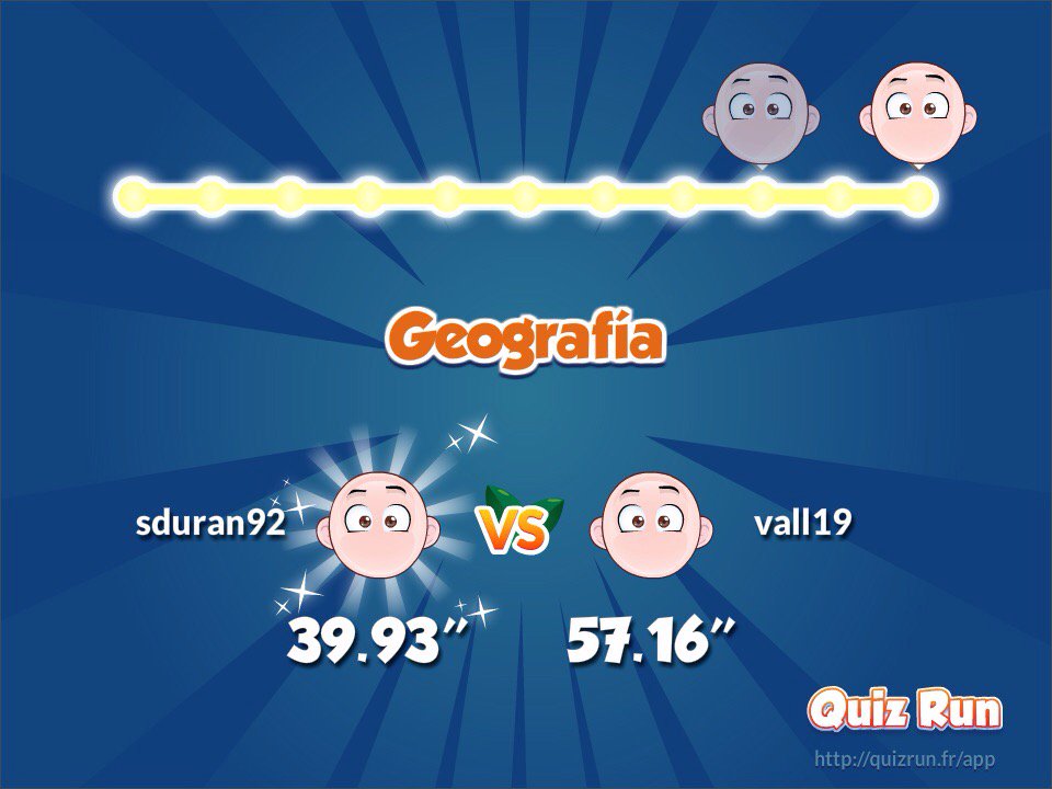 Duran_93s's tweet photo. Derroté a Marianela Benitez en Quiz Run. Mi usuario es sduran92 https://t.co/Mf1TS7qRdb https://t.co/ZRNuvePTqk