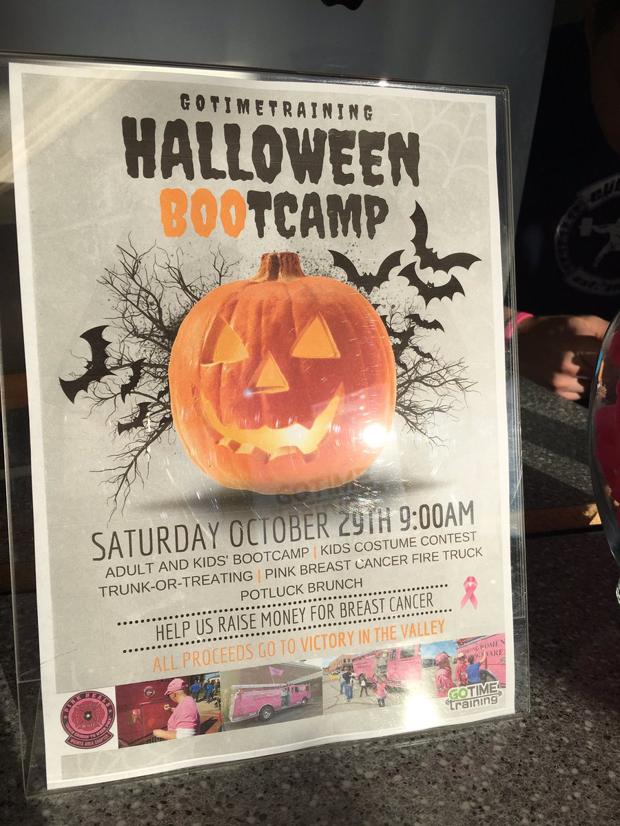 ICTJuiceGirl's tweet photo. So excited for BOOtcamp this weekend 💪🏻🏋🏼‍♀️🎃 #getfitforacause and the #ictjuicetruck will be there! https://t.co/OzjC3onu4e
