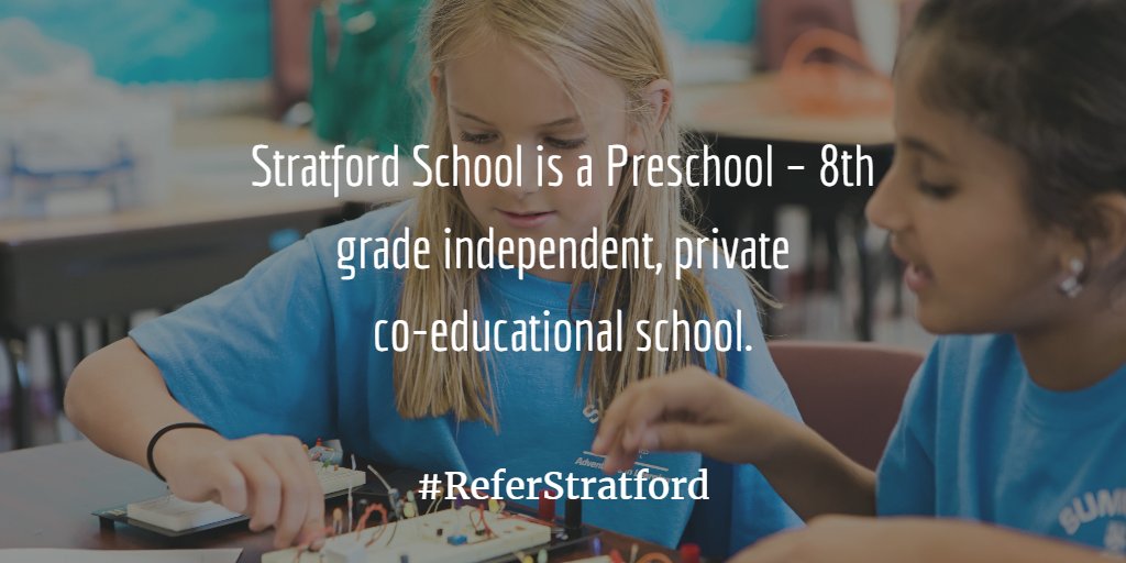ReferStratford's tweet photo. Neighborhoods that offer private schools typically out-sell other neighborhoods [with] less days on the market..." https://t.co/Wz30EaT27u https://t.co/Pvm5htr53E