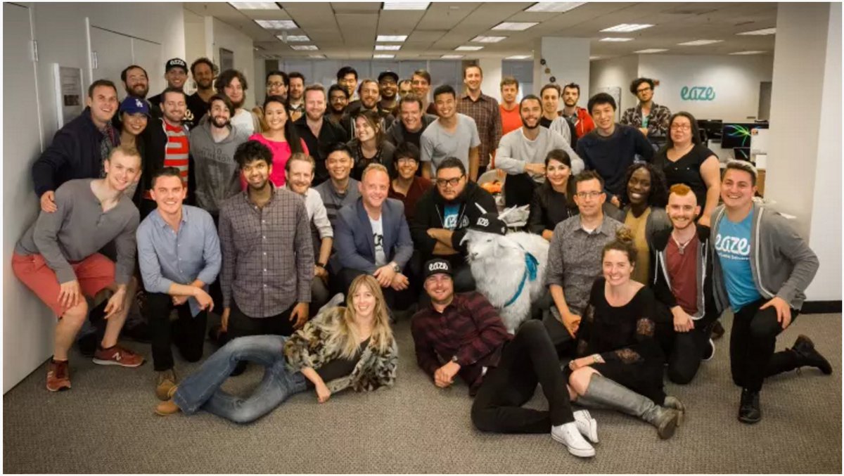 Eaze is now the fastest growing and most funded cannabis technology company in the world. :) eazeup.com/blog/posts/eaz…