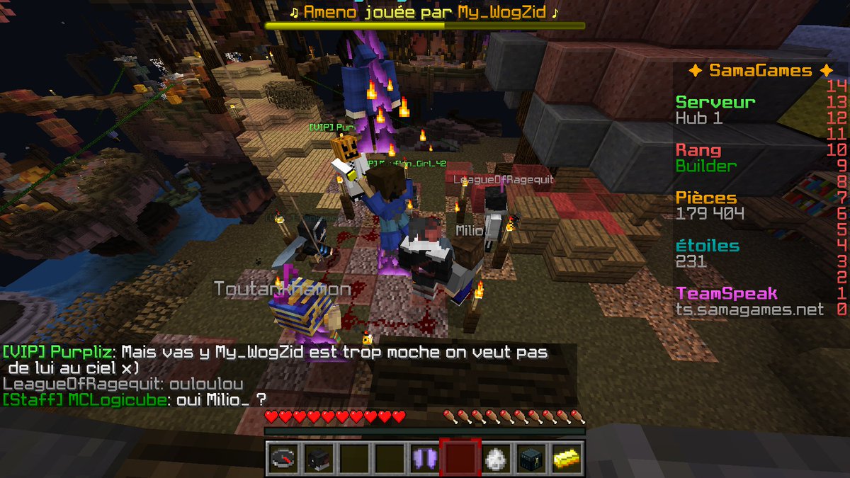 Birch_L0g's tweet photo. En pleine invocation sur @SamaGames_Mc ! wolololo https://t.co/xWwbckgUDM