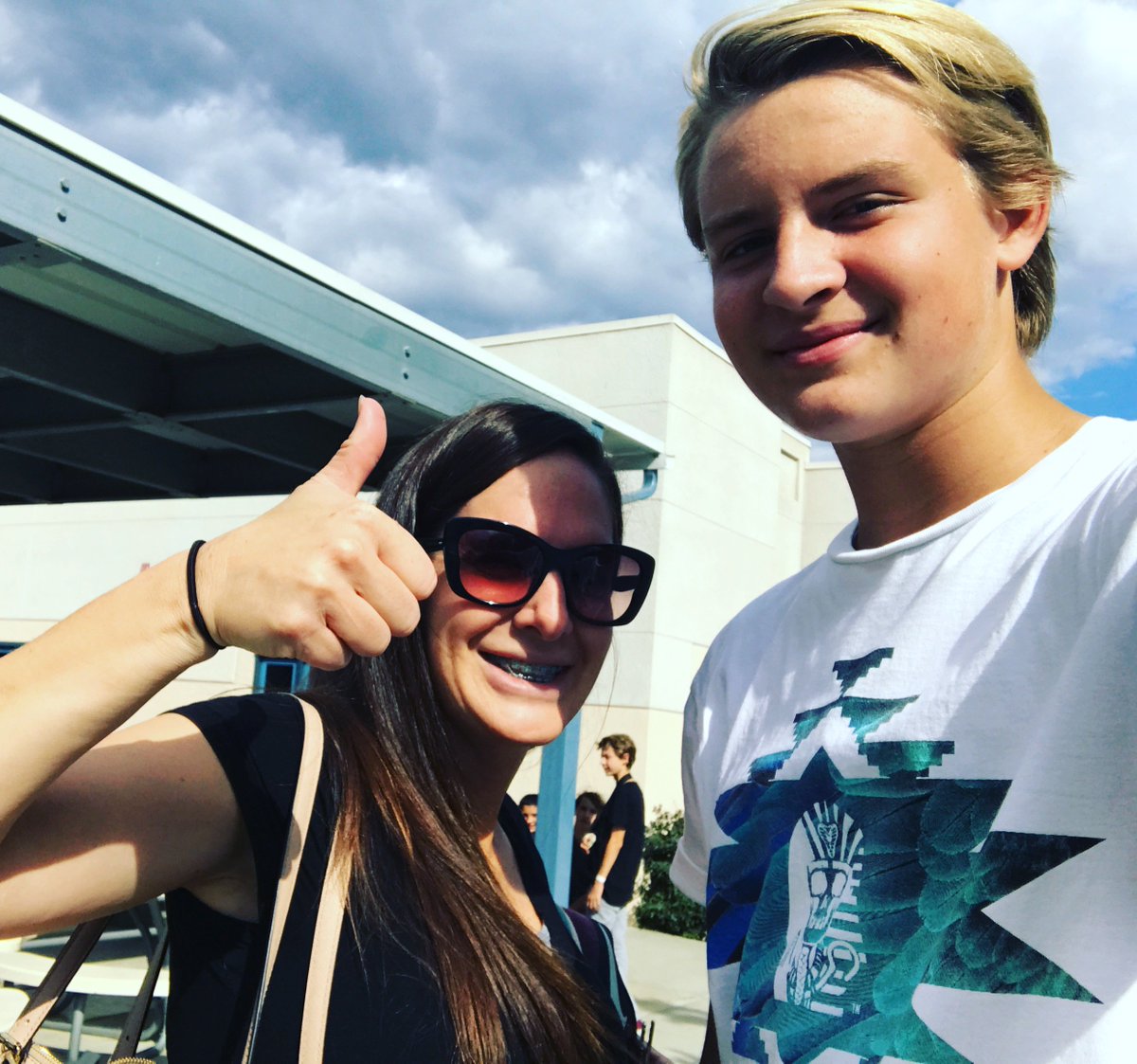 TamaraMillerSMS's tweet photo. When your outstanding student from last year surprises you with a visit &amp; makes your day/week! https://t.co/RCrrlaq1z6