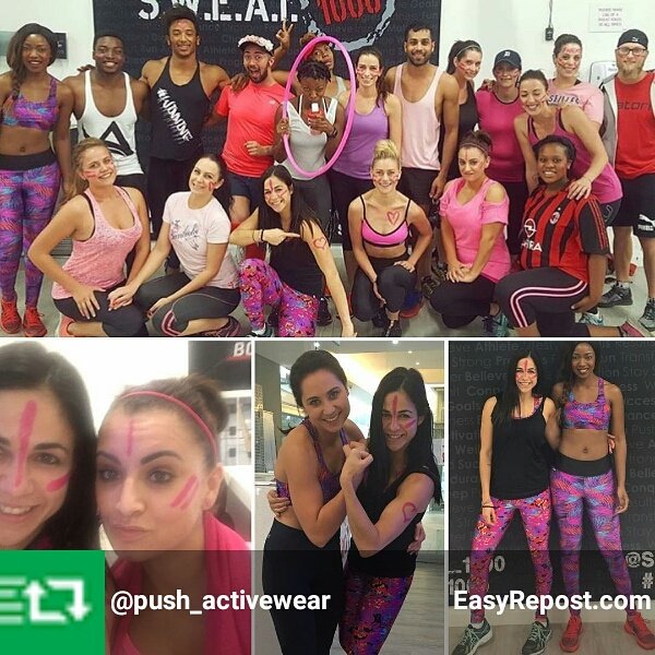 Had such a blast 2day at <a href="/SWEAT1000BBird/">SWEAT 1000 Blubird</a>. <a href="/MikaStefano/">Mika Stefano</a> ur class is the best, I'm feeling it,I'm exhausted but happy! Thank u for the invite