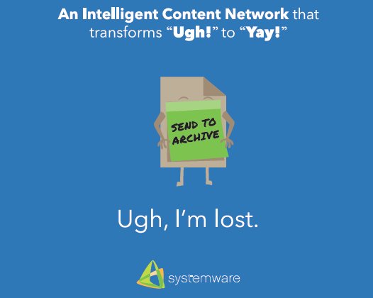 eric_callahan's tweet photo. Completely lost with your #DigitalEcosystem? Come see @Systemware at #AFPOrlando #Booth245 #ContentCloud! https://t.co/qcklSfZ4Of