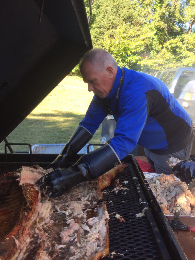Fudd with pulled pork