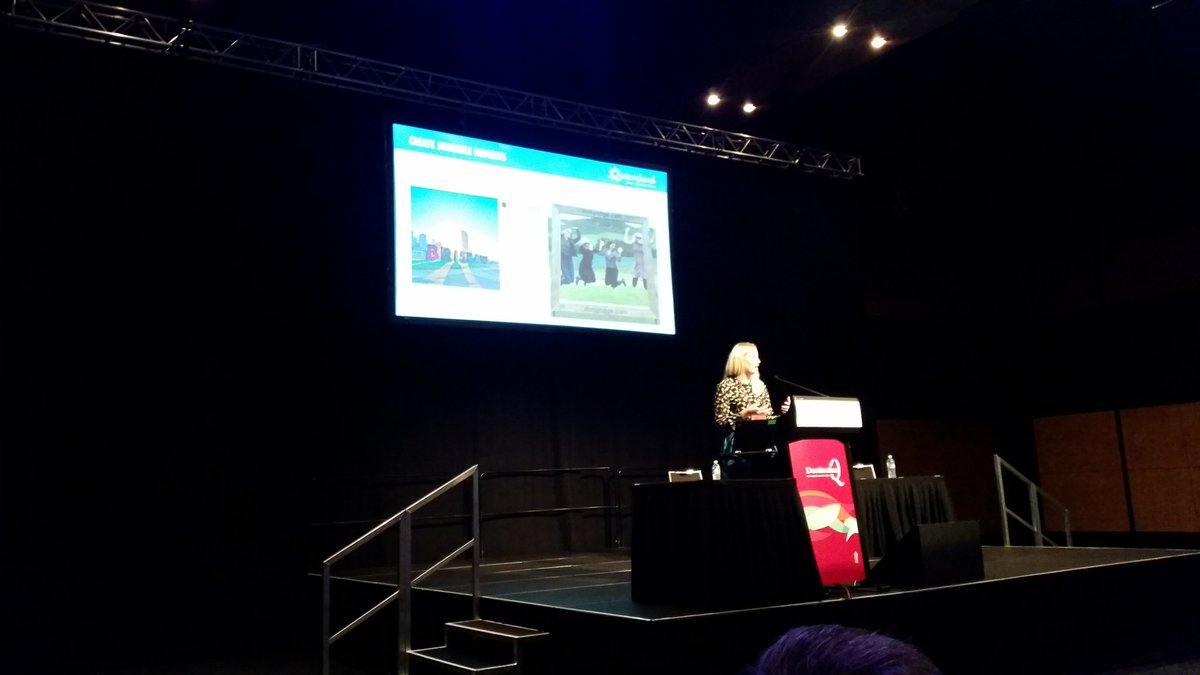 "Create shareable content... remind people to share" - <a href="/kay_lah_/">Kaylah Buckman</a> 
#DestQ @DestinationQld