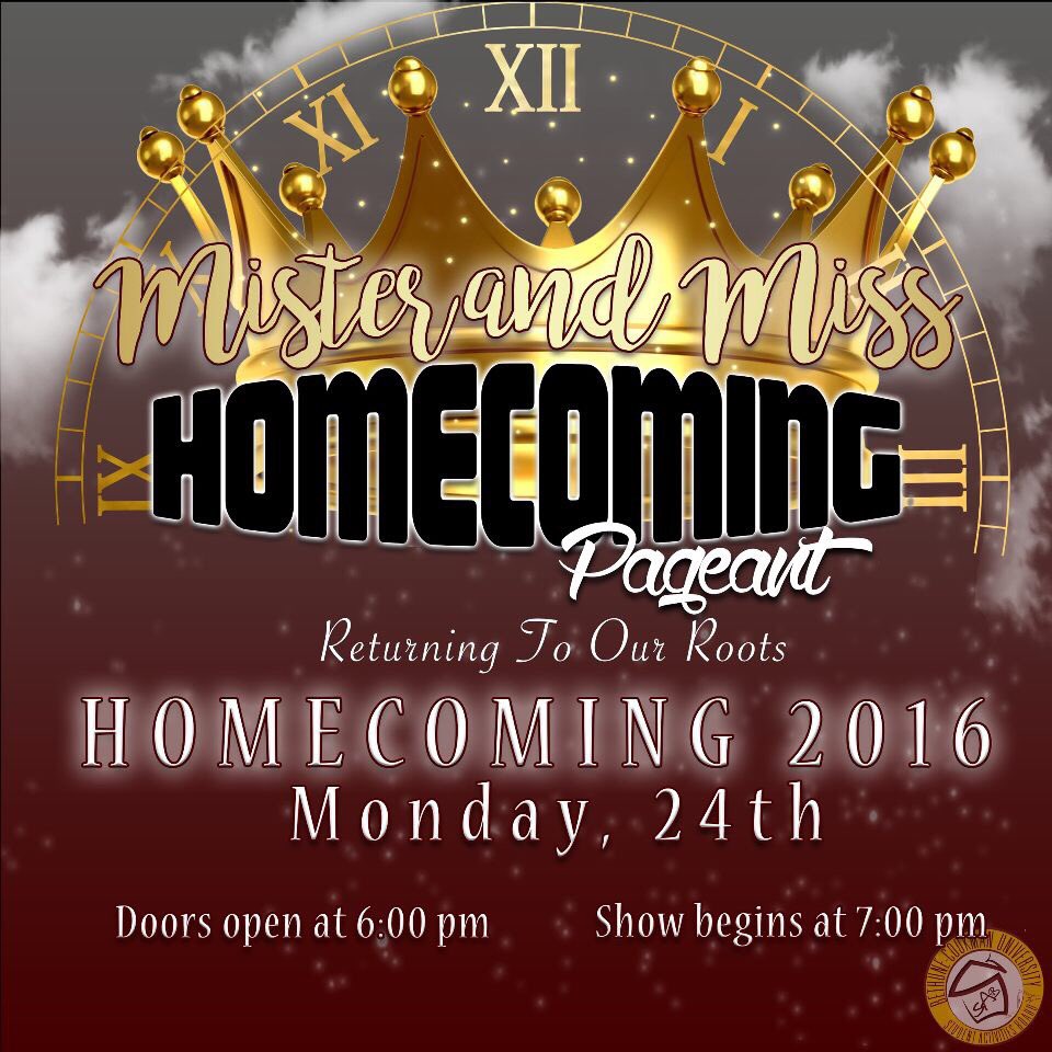 sab_bcu's tweet photo. Tonight we have the Mr &amp; Miss Homecoming Pageant #BCUHC2K16 #BCU20 #BCU19 #BCU18 #BCU17 #BCUSAB https://t.co/q3PAkGNENc