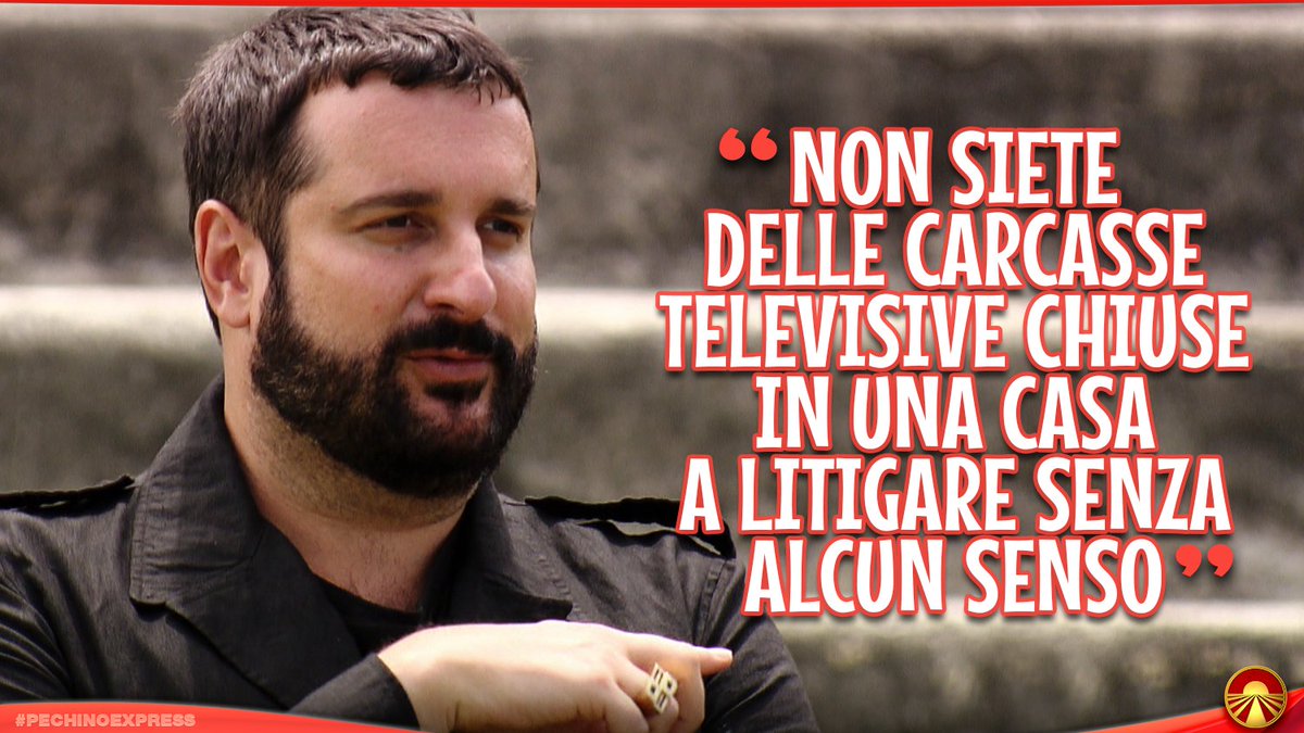 PechinoExpress's tweet photo. Il nostro @CdGherardesca tiene a ricordare ai viaggiatori di #pechinoexpress che… https://t.co/RiXgOyFvXU