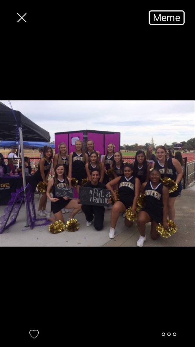 BolesChey's tweet photo. Put a Nail in it 💜 #BcCheer @kramergirl https://t.co/nCIetBNGA3